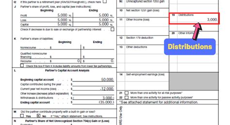 k-1 box 19 distributions a|how is k1 income taxed.